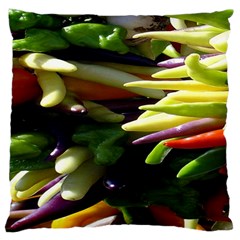 Bright Peppers Large Cushion Case (two Sides) by BangZart