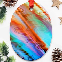 Cool Design Oval Ornament (two Sides) by BangZart