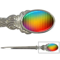 Blurred Color Pixels Letter Openers by BangZart