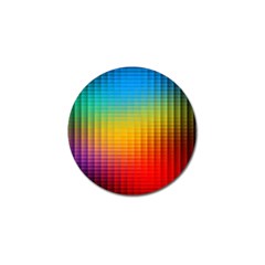 Blurred Color Pixels Golf Ball Marker (4 Pack) by BangZart