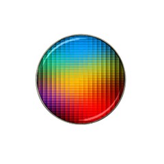 Blurred Color Pixels Hat Clip Ball Marker (4 Pack) by BangZart