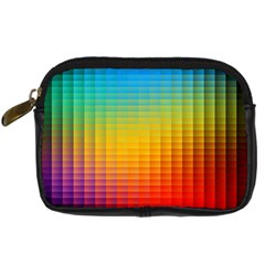 Blurred Color Pixels Digital Camera Cases by BangZart