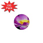 Pink Lotus Flower 1  Mini Buttons (100 pack)  Front