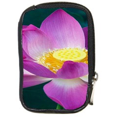 Pink Lotus Flower Compact Camera Cases by BangZart