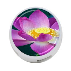 Pink Lotus Flower 4-port Usb Hub (one Side) by BangZart