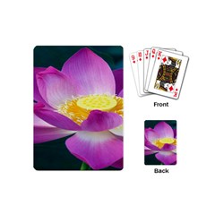 Pink Lotus Flower Playing Cards (mini)  by BangZart