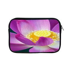 Pink Lotus Flower Apple Ipad Mini Zipper Cases by BangZart