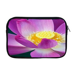 Pink Lotus Flower Apple Macbook Pro 17  Zipper Case by BangZart