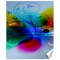 Abstract Color Plants Canvas 16  X 20   by BangZart