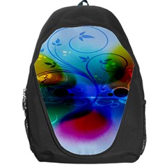 Abstract Color Plants Backpack Bag by BangZart