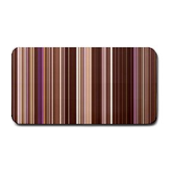 Brown Vertical Stripes Medium Bar Mats by BangZart