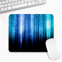 Blue Abstract Vectical Lines Large Mousepads by BangZart