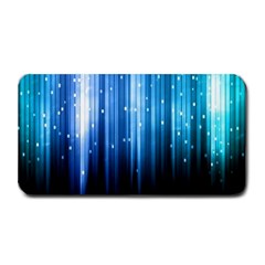 Blue Abstract Vectical Lines Medium Bar Mats by BangZart