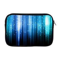 Blue Abstract Vectical Lines Apple Macbook Pro 17  Zipper Case by BangZart