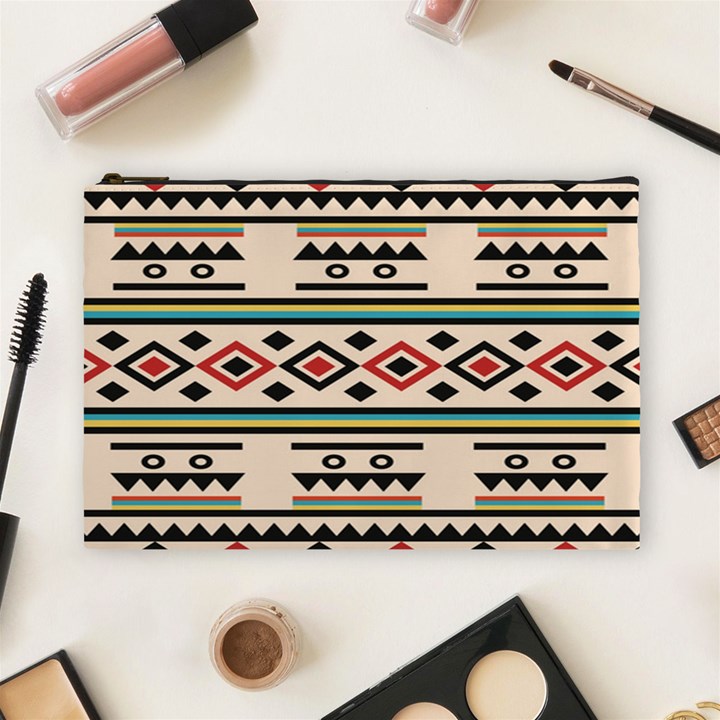 Tribal Pattern Cosmetic Bag (Large) 