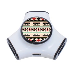 Tribal Pattern 3-port Usb Hub by BangZart