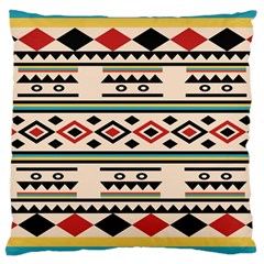 Tribal Pattern Large Cushion Case (one Side) by BangZart