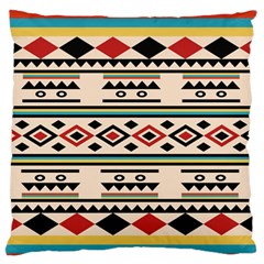 Tribal Pattern Standard Flano Cushion Case (two Sides) by BangZart