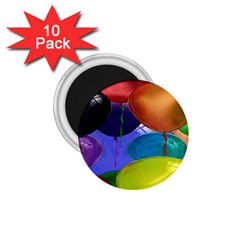 Colorful Balloons Render 1 75  Magnets (10 Pack)  by BangZart