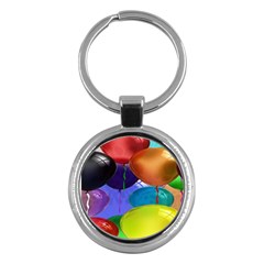 Colorful Balloons Render Key Chains (round)  by BangZart