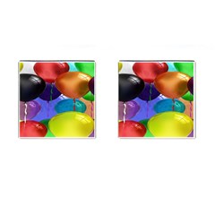 Colorful Balloons Render Cufflinks (square) by BangZart