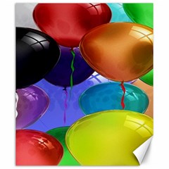 Colorful Balloons Render Canvas 20  X 24   by BangZart