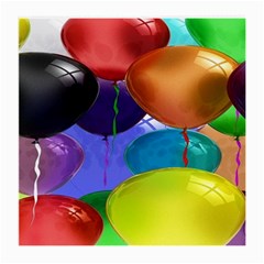 Colorful Balloons Render Medium Glasses Cloth by BangZart