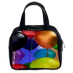 Colorful Balloons Render Classic Handbags (2 Sides) by BangZart