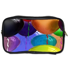 Colorful Balloons Render Toiletries Bags 2-side by BangZart