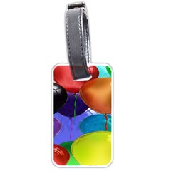 Colorful Balloons Render Luggage Tags (one Side)  by BangZart