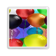 Colorful Balloons Render Memory Card Reader (square)  by BangZart