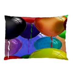 Colorful Balloons Render Pillow Case (two Sides)