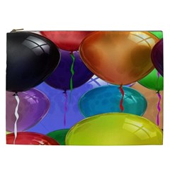 Colorful Balloons Render Cosmetic Bag (xxl)  by BangZart