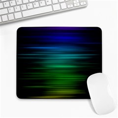 Blue And Green Lines Large Mousepads by BangZart