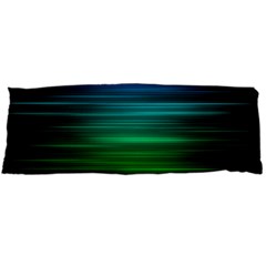 Blue And Green Lines Body Pillow Case (dakimakura) by BangZart