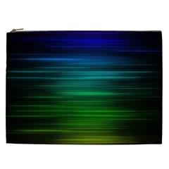 Blue And Green Lines Cosmetic Bag (xxl)  by BangZart