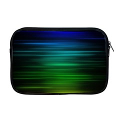 Blue And Green Lines Apple Macbook Pro 17  Zipper Case by BangZart