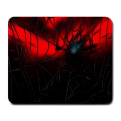 Spider Webs Large Mousepads by BangZart