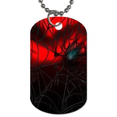 Spider Webs Dog Tag (one Side) by BangZart