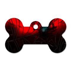 Spider Webs Dog Tag Bone (one Side) by BangZart