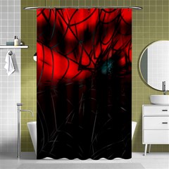 Spider Webs Shower Curtain 48  X 72  (small)  by BangZart