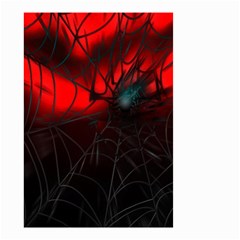 Spider Webs Small Garden Flag (two Sides) by BangZart