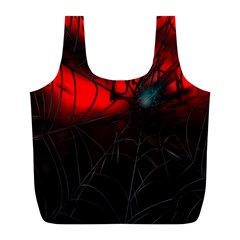 Spider Webs Full Print Recycle Bags (l)  by BangZart