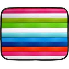 Colorful Plasticine Fleece Blanket (mini) by BangZart