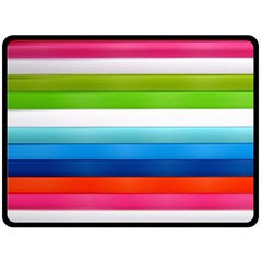 Colorful Plasticine Fleece Blanket (large)  by BangZart