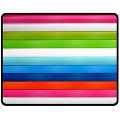 Colorful Plasticine Fleece Blanket (medium)  by BangZart