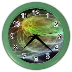 Yellow Smoke Color Wall Clocks by BangZart