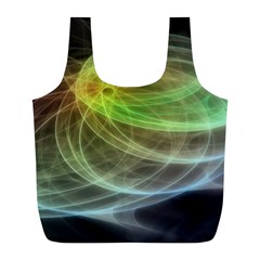 Yellow Smoke Full Print Recycle Bags (l)  by BangZart