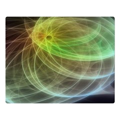 Yellow Smoke Double Sided Flano Blanket (large)  by BangZart