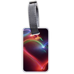 Neon Heart Luggage Tags (one Side)  by BangZart